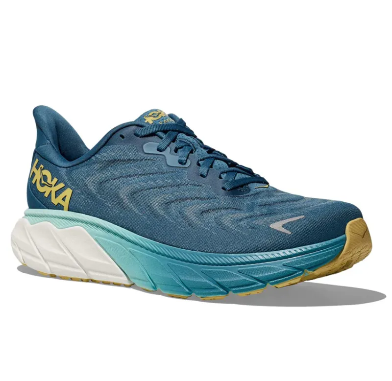 Hoka One One Men's Arahi 6 Running Shoes Bluesteel/Sunlit Ocean-2
